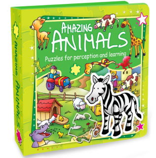 Animals Puzzle Mania Board Book