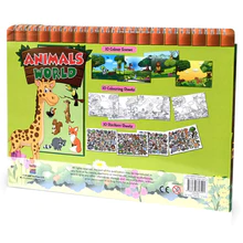 Create Your Own Animal World With Stickers And Colouring Sheets