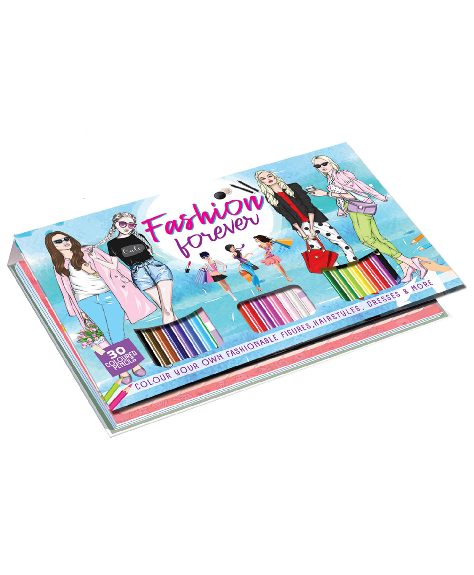Fashion Forever Colouring Book