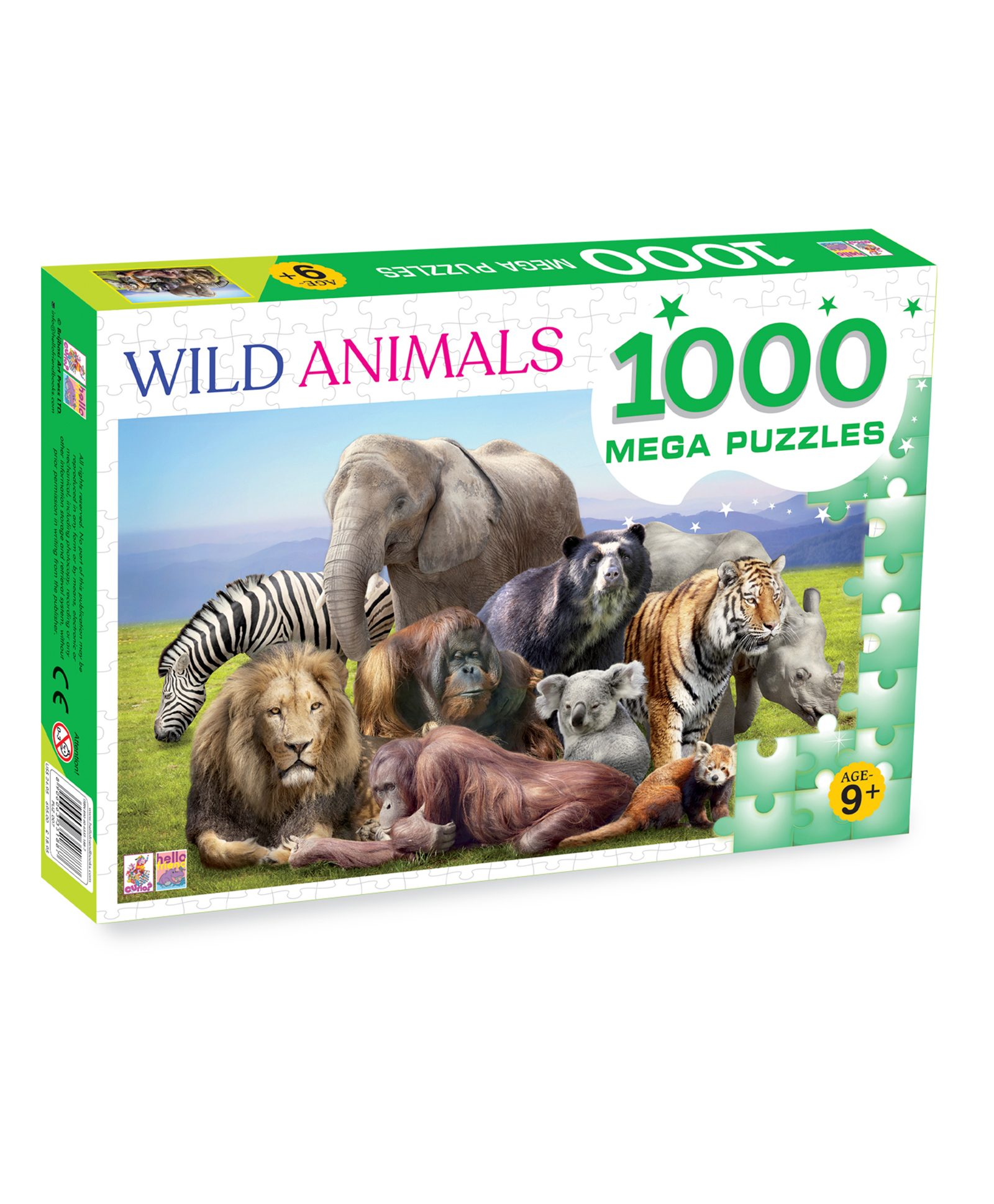 Wild Animals 1000 Pcs Puzzle Box 