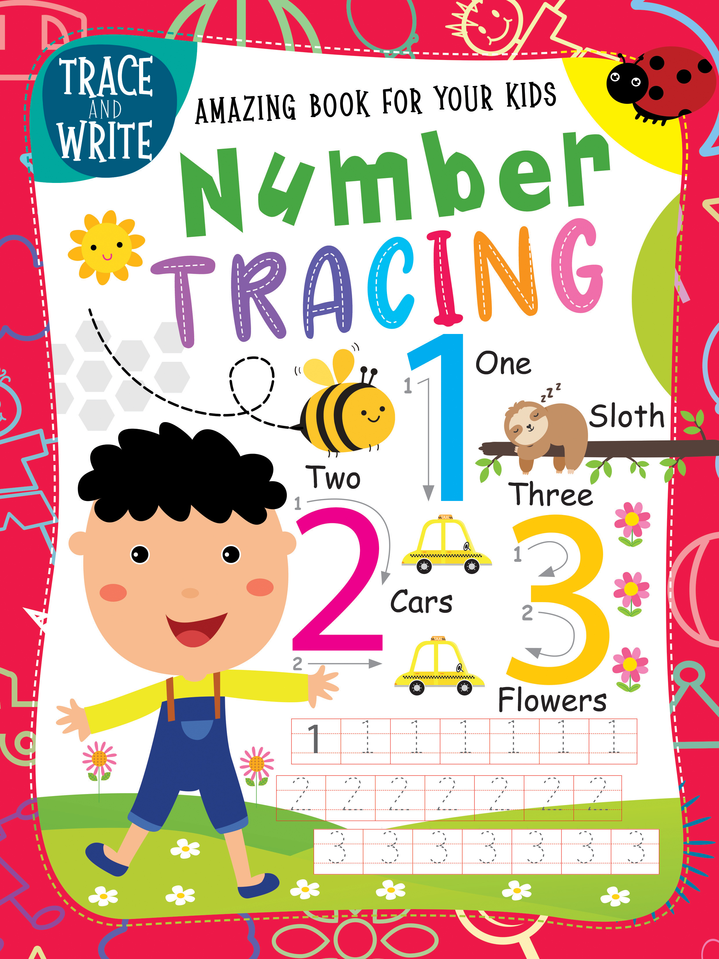 Pattern Writing Book Numbers