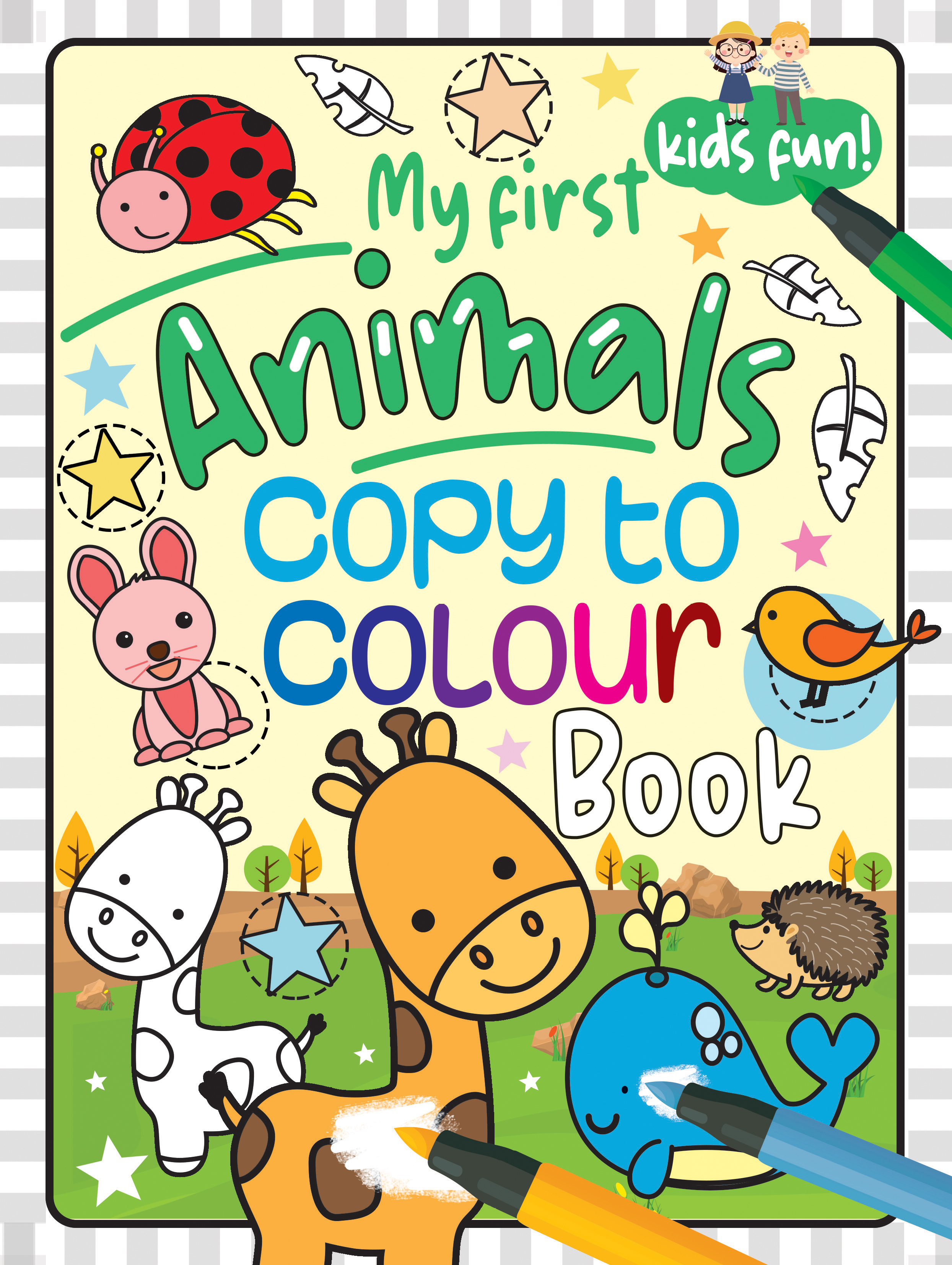Easy Colour - Cool Copy Colouring Animals