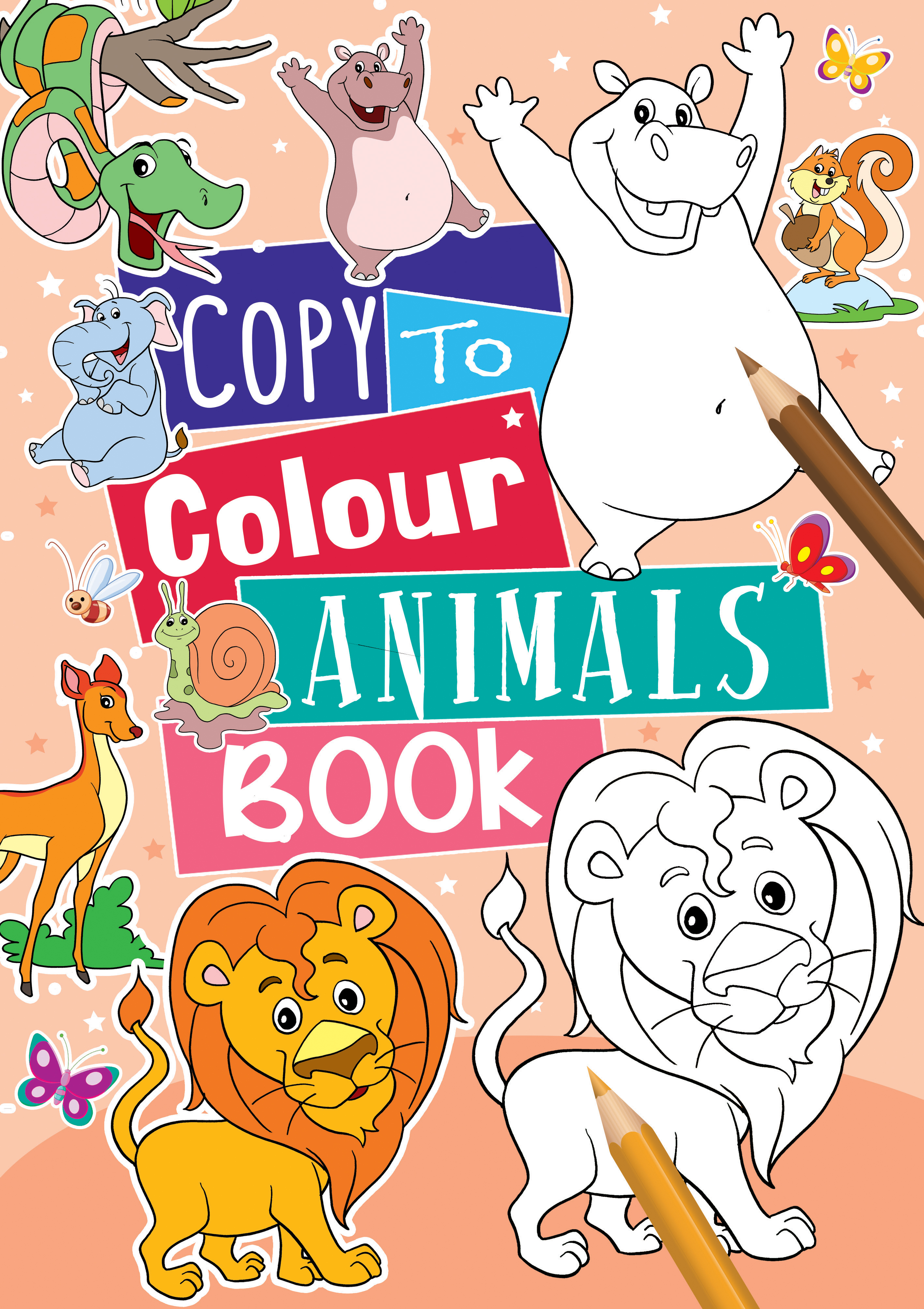 Giant Copy Colouring Animals