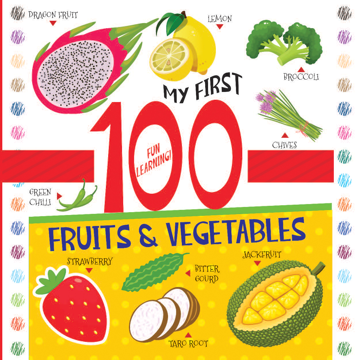 My First 100 Words Hardcase Padded book First book of fruit and veg