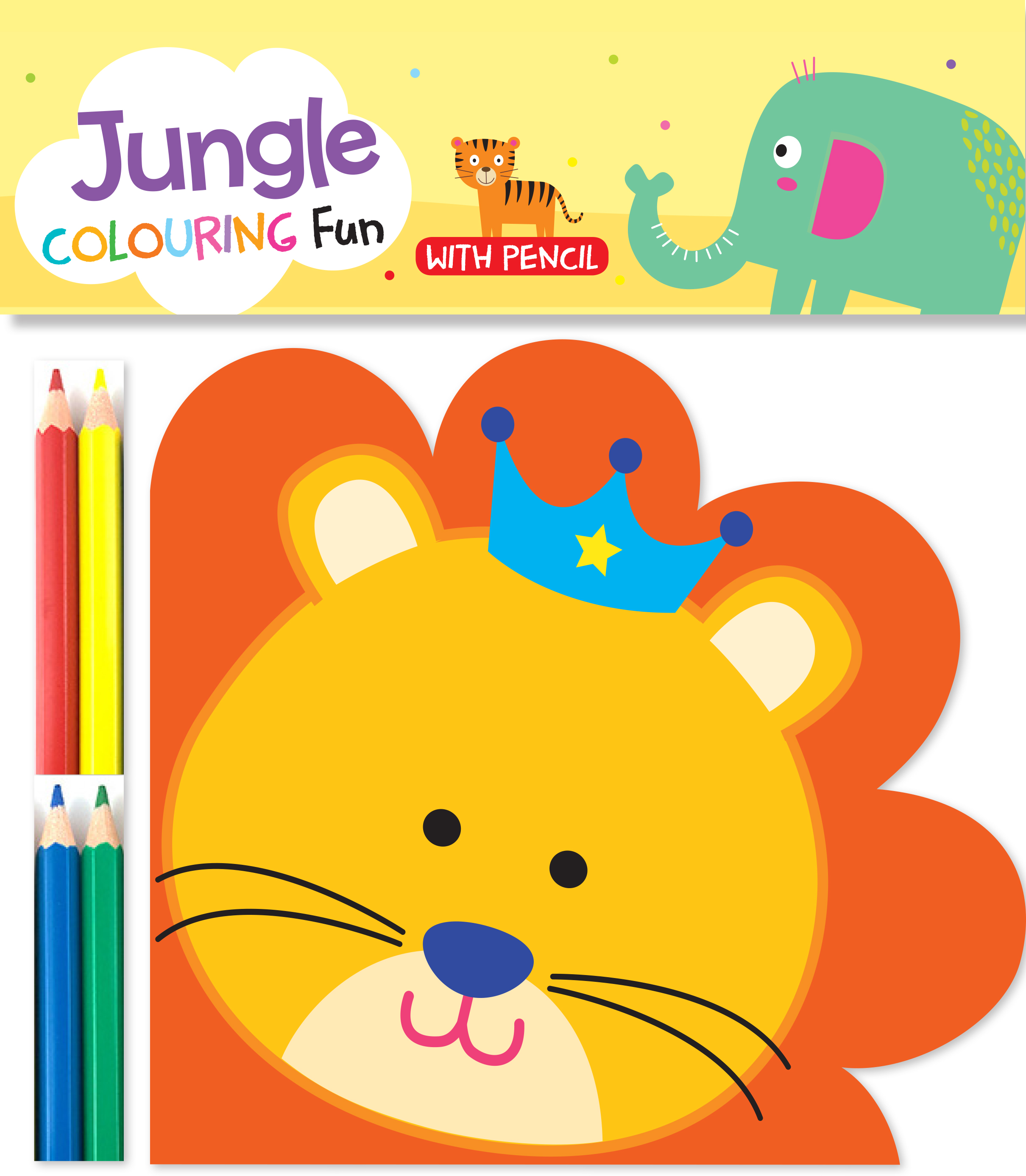 Jungle Colouring Fun with Pencil 